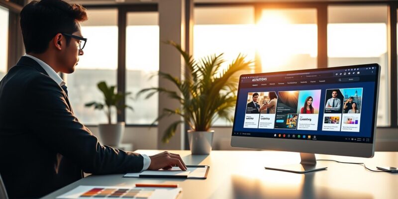 Website design